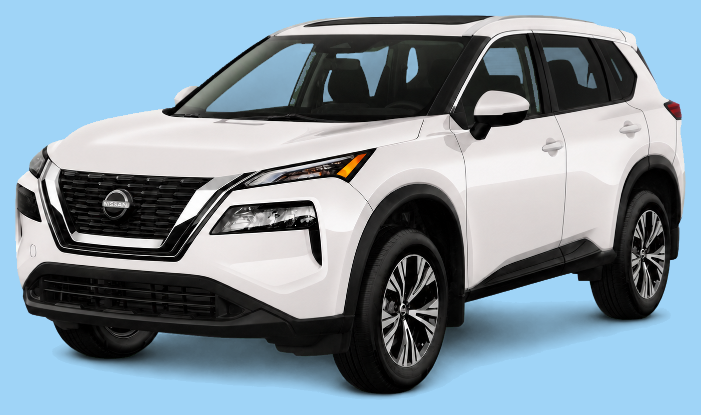 White Nissan Rogue
